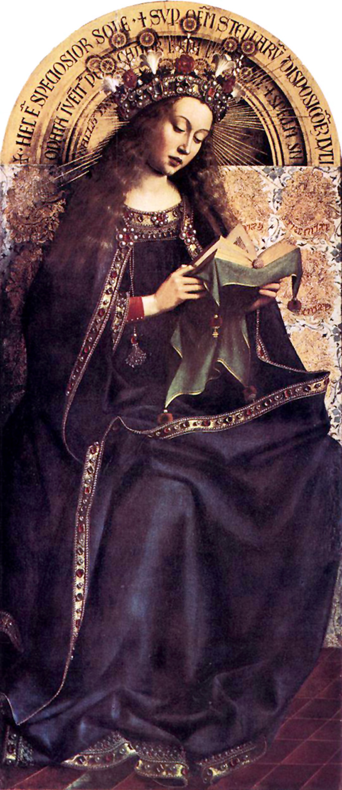 O Retábulo de Ghent: Virgin Mary, 1432
