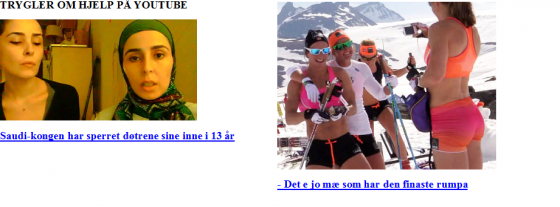 norske jenter vs saudi jenter