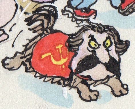 T3 - utsnitt - communist running dog Marx