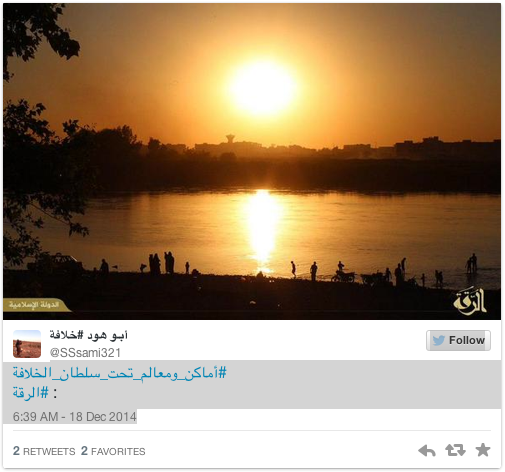 Sunrise in Raqqa