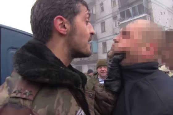 Givi and Ukrainian officer, after Donetsk airport offensive, January 2015 - Nick Cohen blogs.spectator.co.uk:nick-cohen:2015:02:do-these-grotesque-pictures-show-that-putin-wants-europe-as-his-bitch:
