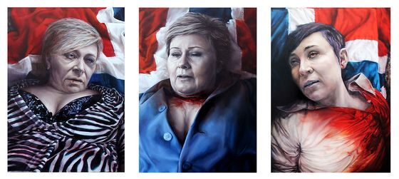 Martyr Siv Erna Ine Marie - vg.no:nyheter:innenriks:stiller-ut-malerier-av-siv-erna-og-ine-som-doede-martyrer:a:23410389: