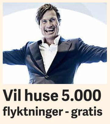 Stordalen vil huse 5000 flyktninger - gratis
