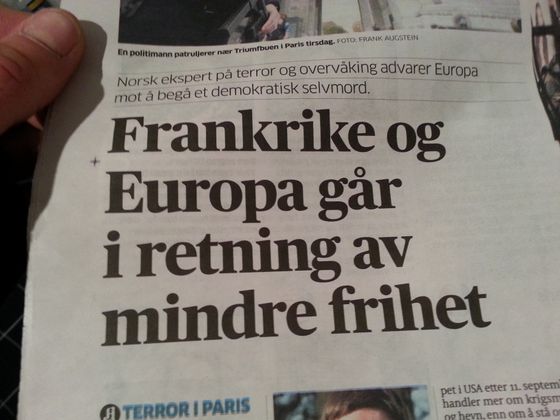 Det er ikke terror, men sikkerhetstiltak som skader Europa.