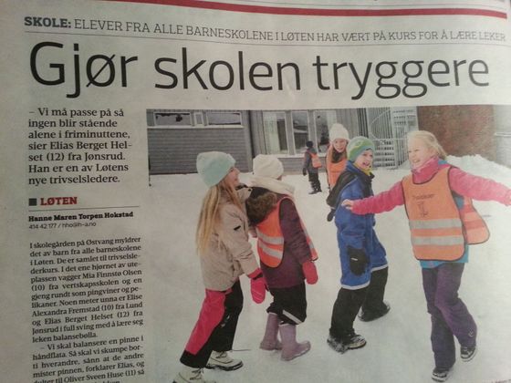 Barn kurses i lek. Det kan umulig være et sunnhetstegn.