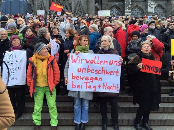 Demonstration Köln
