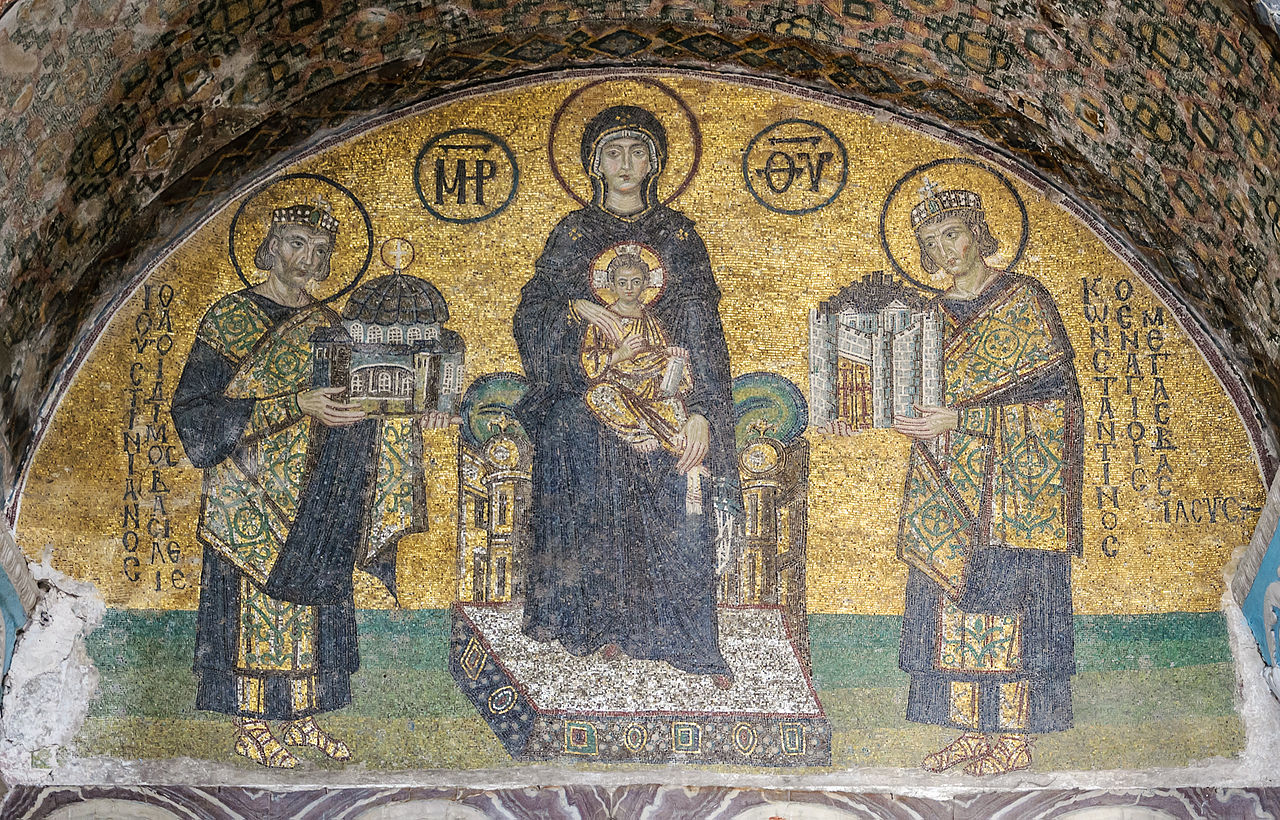 Mosaikk i Hagia Sofia (ca. 1000)&nbsp;<span>(+)</span>