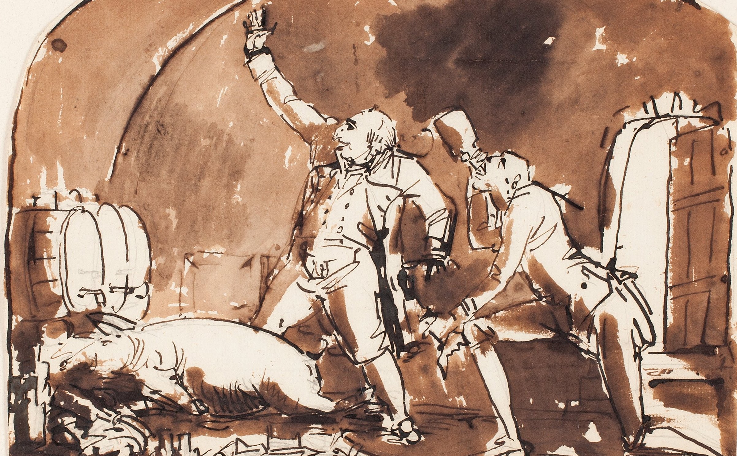 Sergel, Abildgaard och ett okänt fyllesvin i Rom (1770-talet)&nbsp;<span>(+)</span>