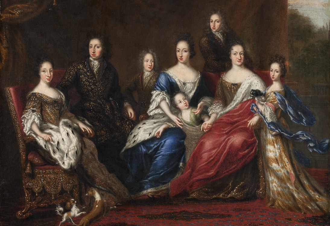 Kung Karl XI av Sverige med familj, 1690-tal.&nbsp;<span>(+)</span>