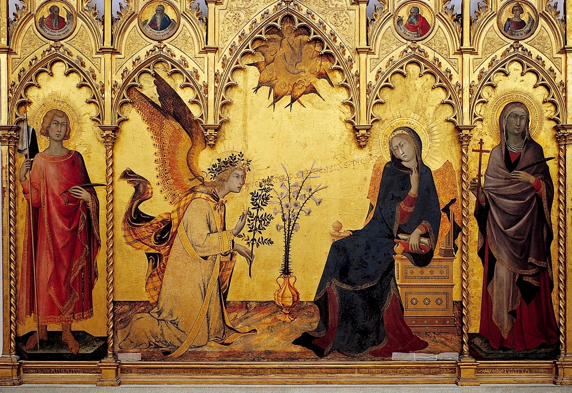 Bebudelsen og to helgener (ca. 1333)&nbsp;<span>(+)</span>