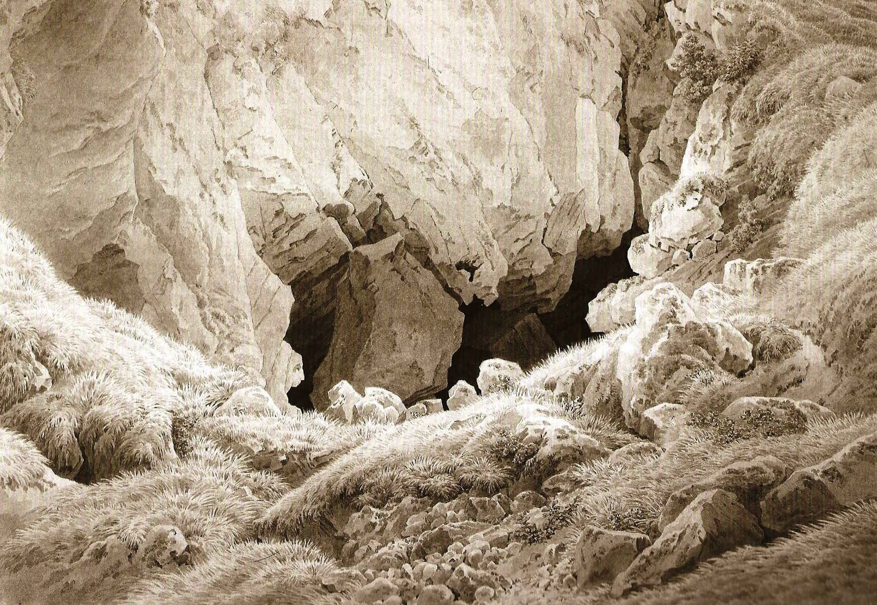 Fjellhule i Harz  (ca.1811)&nbsp;<span>(+)</span>