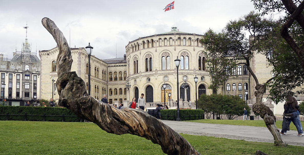 Det døde treet foran Stortinget&nbsp;<span>(+)</span>