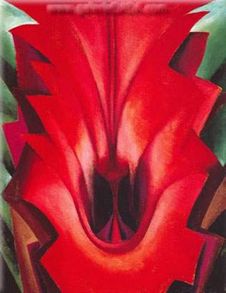 Georgia O’Keeffe.inside-red-canna.jpg!Large