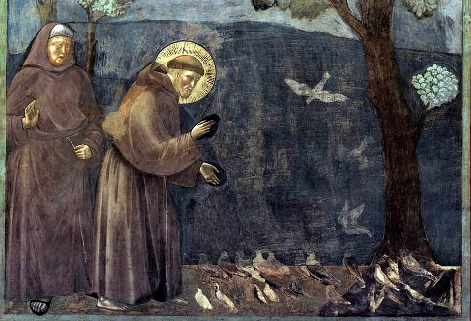 St. Frans av Assisi preker for fuglene  (ca. 1297-1299)&nbsp;<span>(+)</span>
