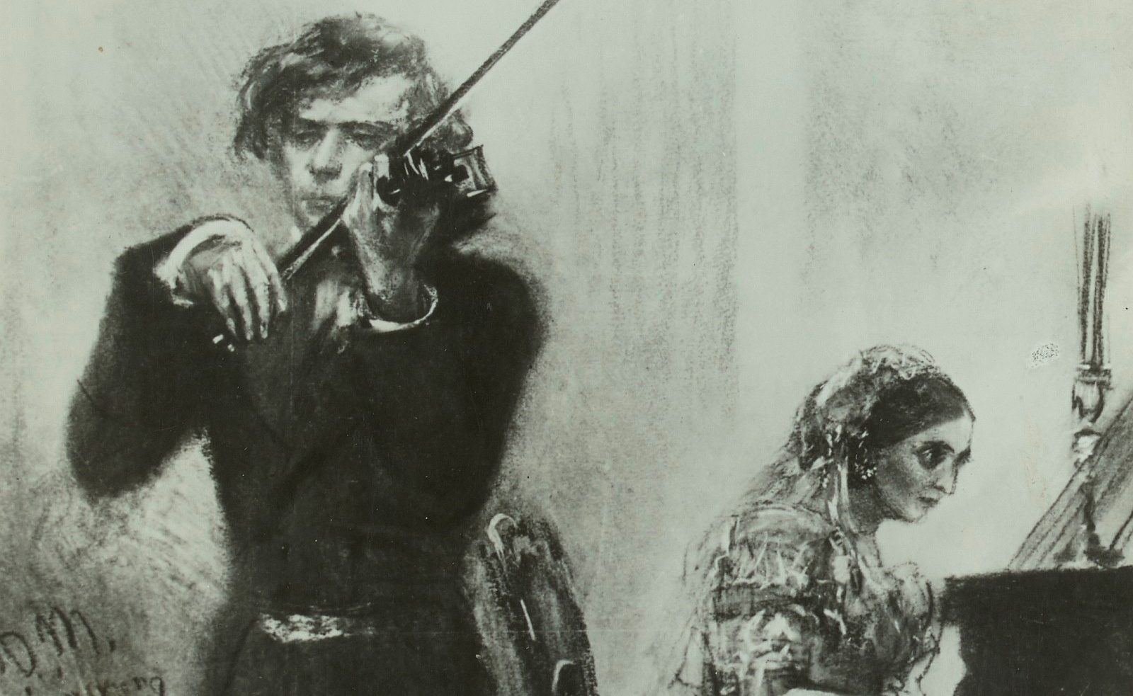 Clara Schumann og Joseph Joachim (1854)&nbsp;<span>(+)</span>