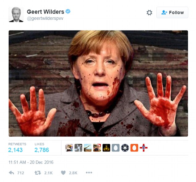 Geert Wilders levner ingen tvil om ansvaret&nbsp;<span>(+)</span>