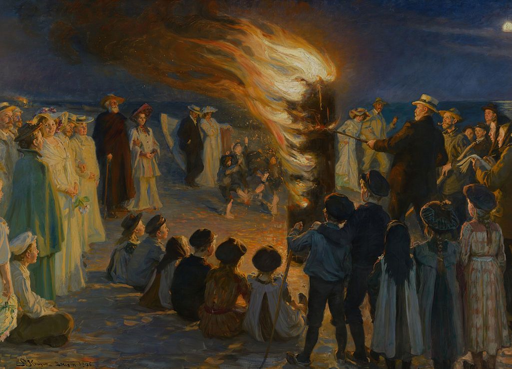 Sankt-Hansblus på Skagen Strand (1906)&nbsp;<span>(+)</span>