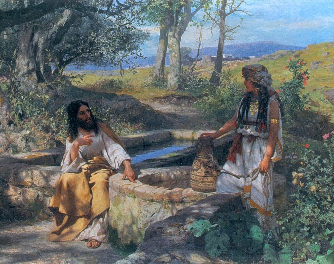 Jesus og den samaritanske kvinne (1890)&nbsp;<span>(+)</span>
