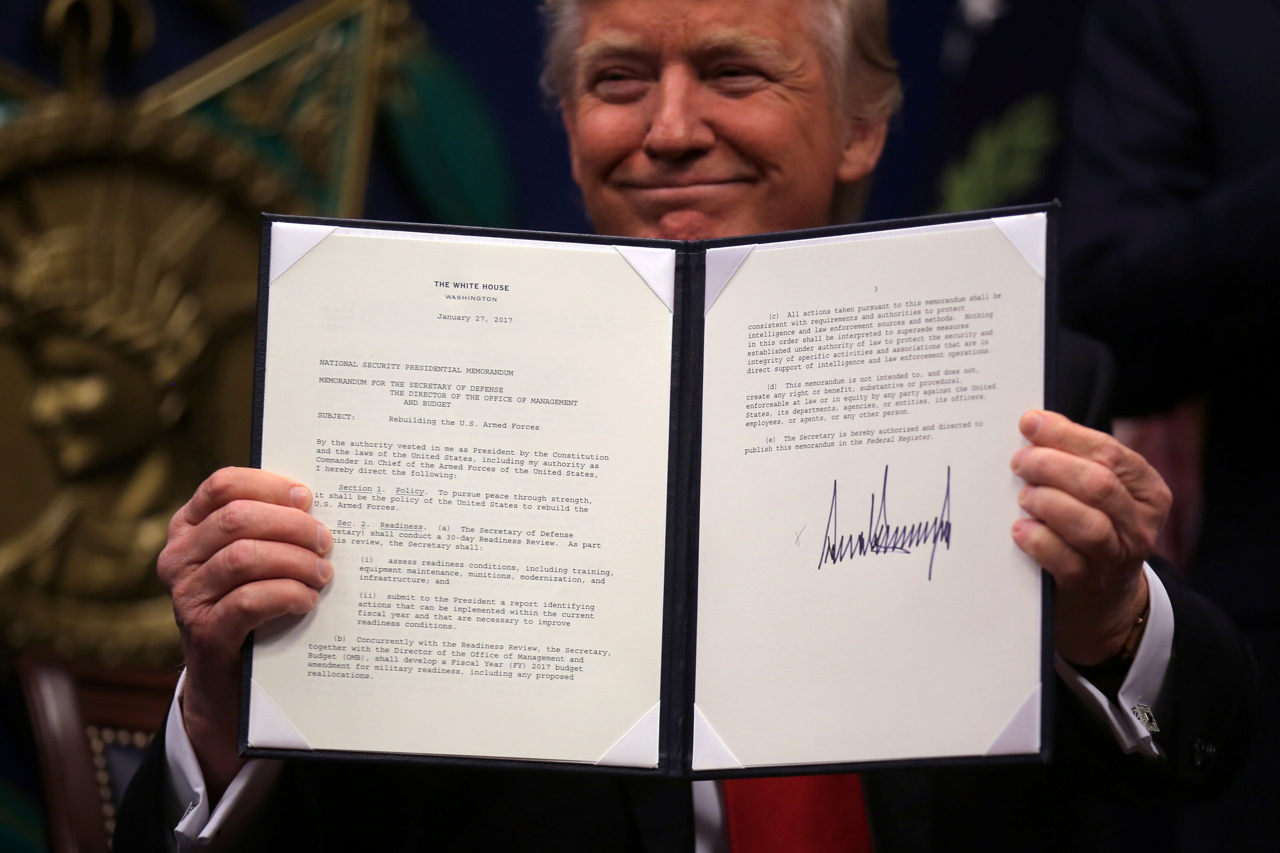 Trump signerte ordre om migranter: - This is big stuff!&nbsp;<span>(+)</span>