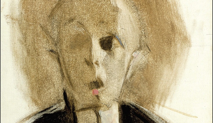 Självporträtt med röd fläck (1944)&nbsp;<span>(+)</span>