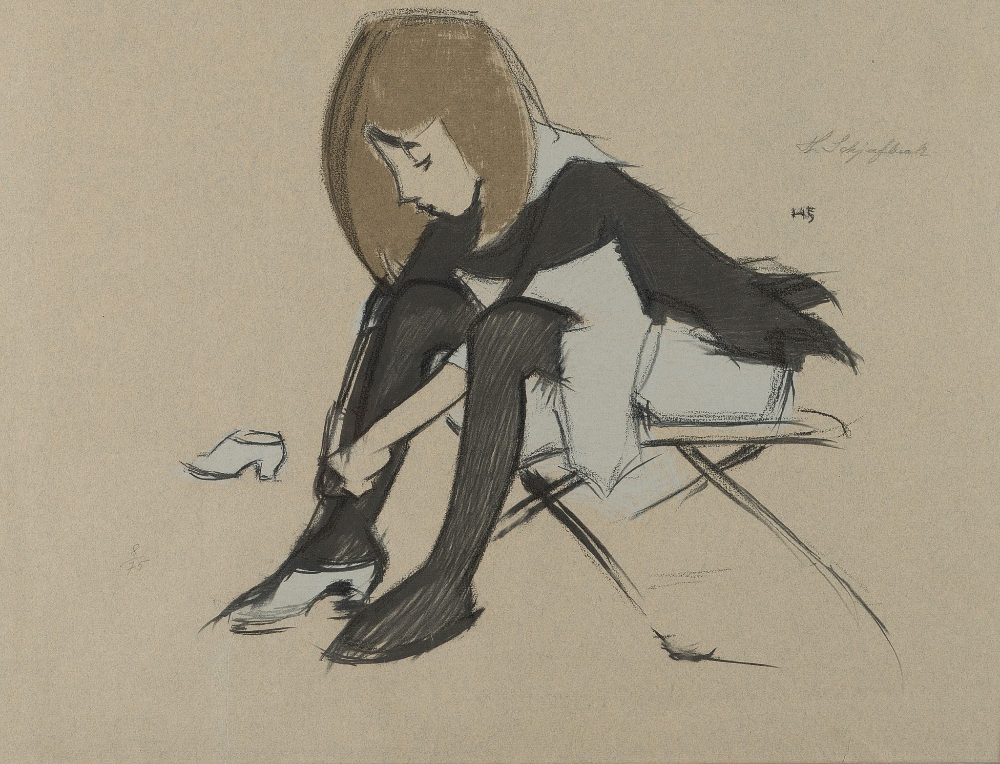 Balskorna - den litografiske versjonen.&nbsp;<span>(+)</span>