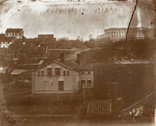 Slottet og deler av Ruseløkka (ca.1850-60)&nbsp;<span>(+)</span>