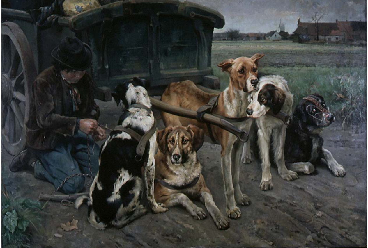 Flamsk hundeforspann (1880)&nbsp;<span>(+)</span>