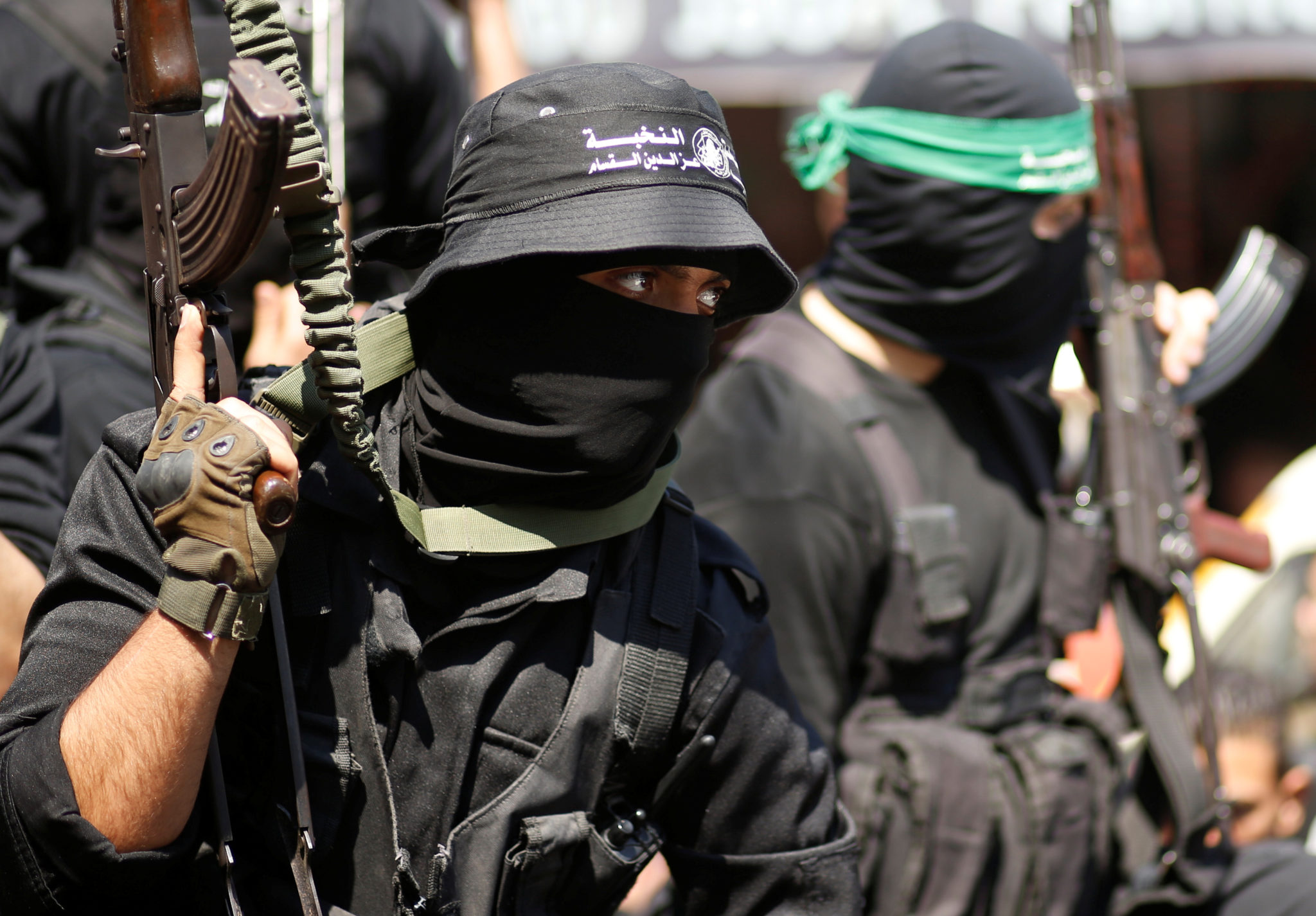 Террористы. Группировка ХАМАС. Красивые террористы.