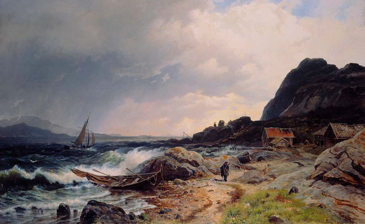 Ved Hardangerfjordens utløp (c.1866)&nbsp;<span>(+)</span>