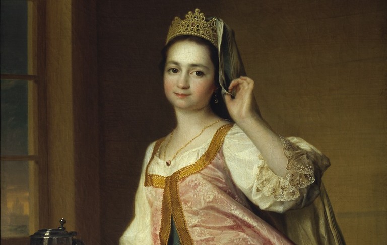 Portrett av kunstnerens datter som brud (1785)&nbsp;<span>(+)</span>