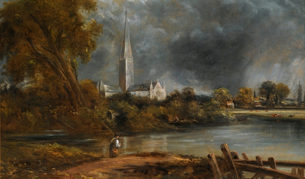Salisbury Cathedral from the Meadows (c. 1830?)&nbsp;<span>(+)</span>