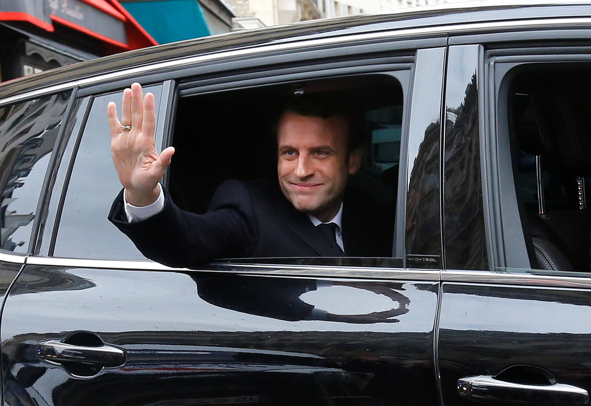 65,1 % til Macron i følge valgdagsmåling&nbsp;<span>(+)</span>