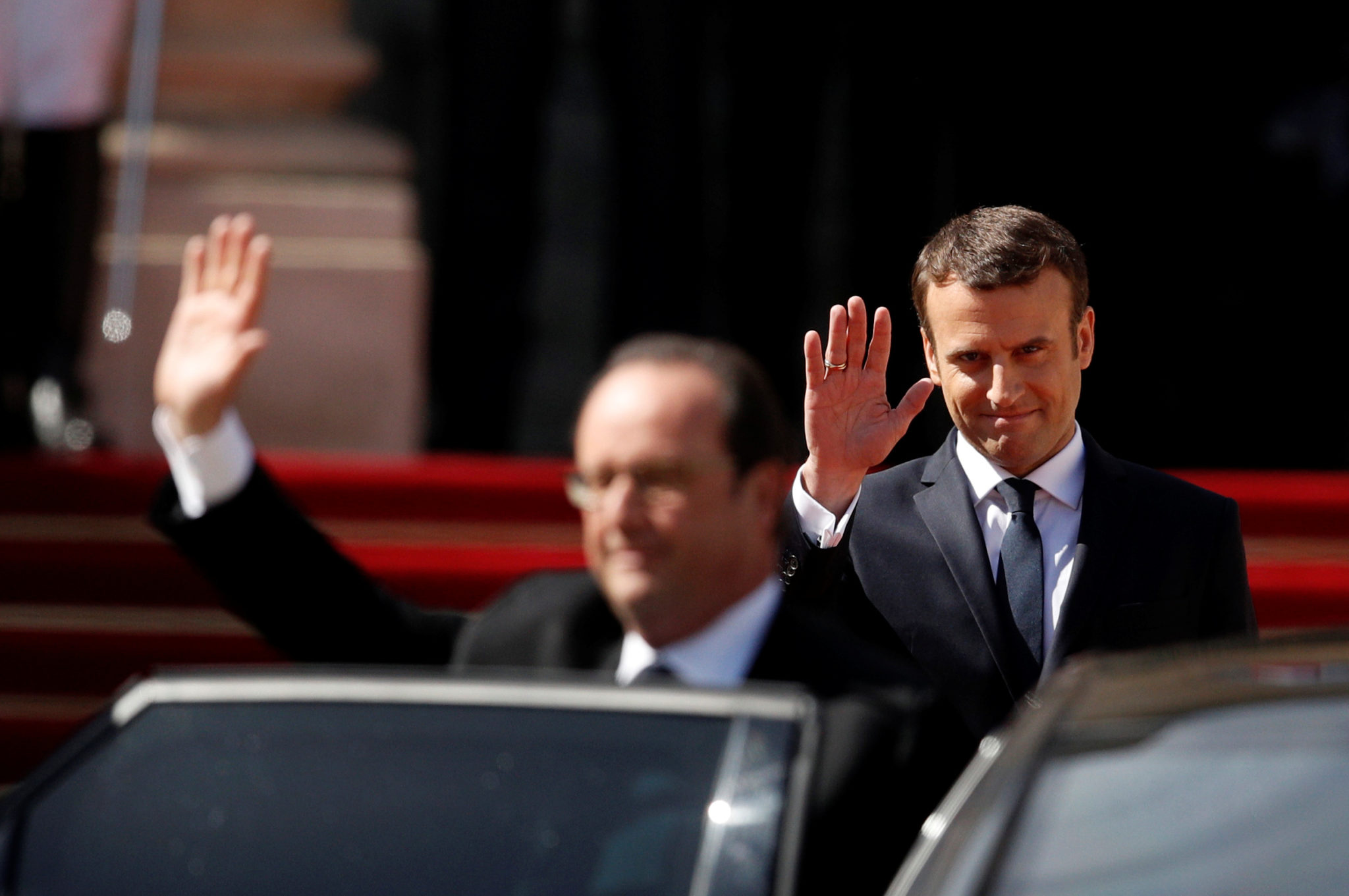 Macron er tatt i ed som Frankrikes nye president&nbsp;<span>(+)</span>