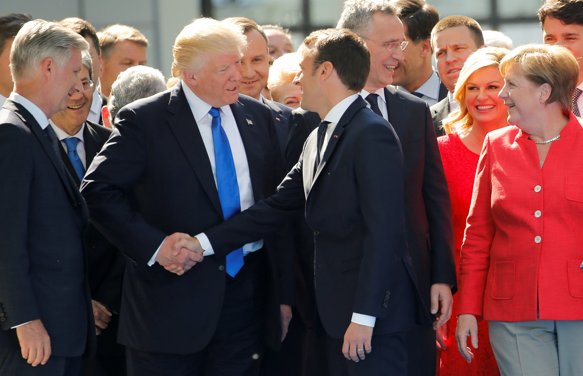 Macron får ros for å ha fornærmet Trump&nbsp;<span>(+)</span>