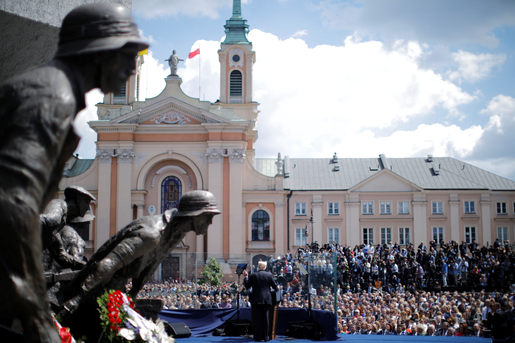 President Trump's speech at Krasinski square&nbsp;<span>(+)</span>