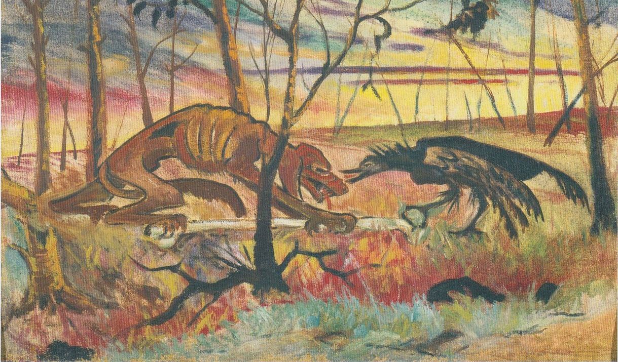Hund og ravn (c.1918)&nbsp;<span>(+)</span>