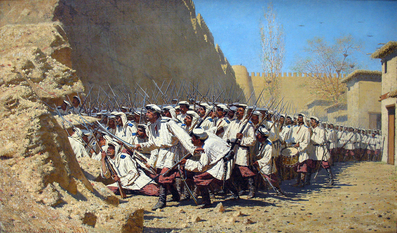 Ved bymuren. "Slipp dem inn!" (1871)&nbsp;<span>(+)</span>