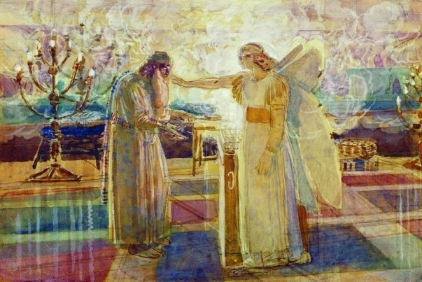Erkeengelen Gabriel slår Zacharias med stumhet (1824)&nbsp;<span>(+)</span>