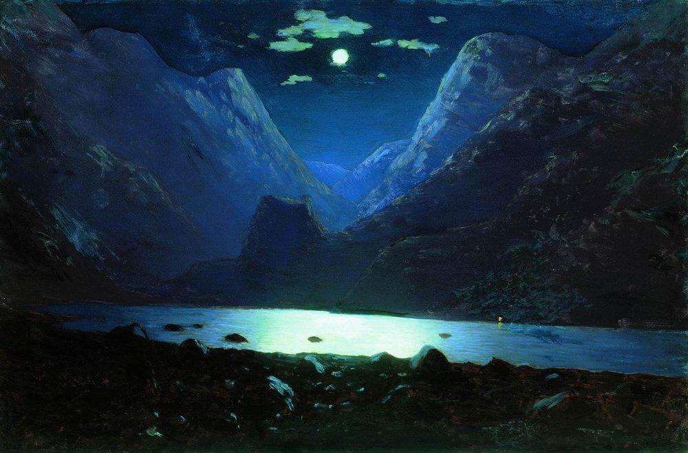 Månenatt i Darjal-ravinen (c.1895)&nbsp;<span>(+)</span>