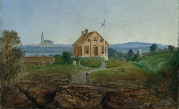 Løkken Karlstad ved Bogstadveien i Christiania (1858)&nbsp;<span>(+)</span>