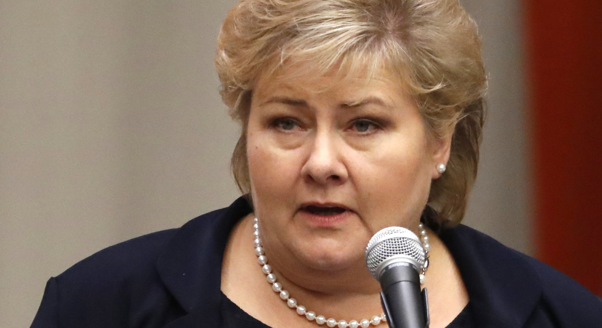 Solberg: Sterkt beklagelig at Russland støtter Assad&nbsp;<span>(+)</span>