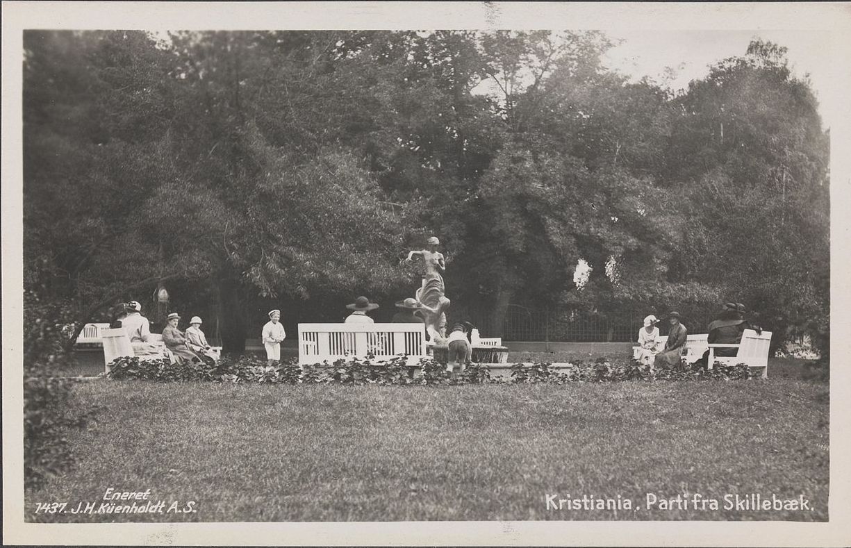 Kristiania. Parti fra Skillebæk (1920-tallet)&nbsp;<span>(+)</span>
