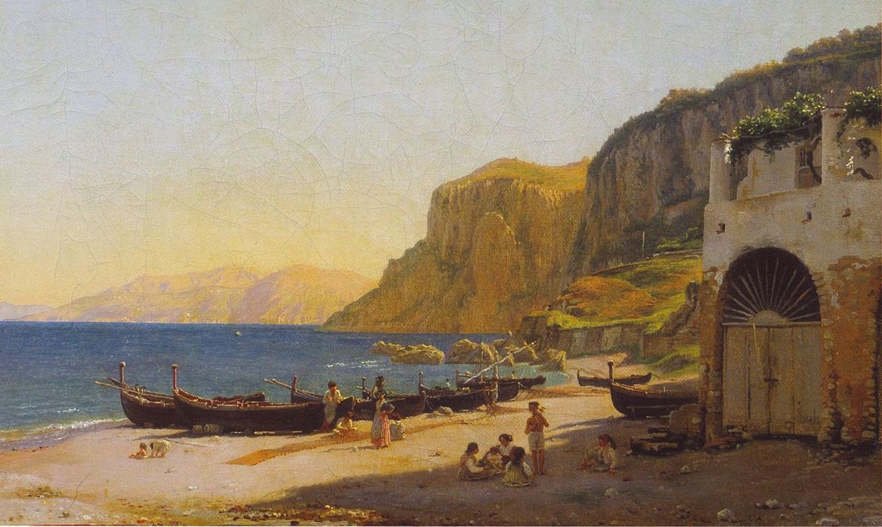 Parti af Marina Grande paa Capri (1839)&nbsp;<span>(+)</span>