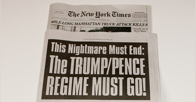 Antifa vil styrte Trump - demoer i 20 byer og helsides annonser i NY Times&nbsp;<span>(+)</span>