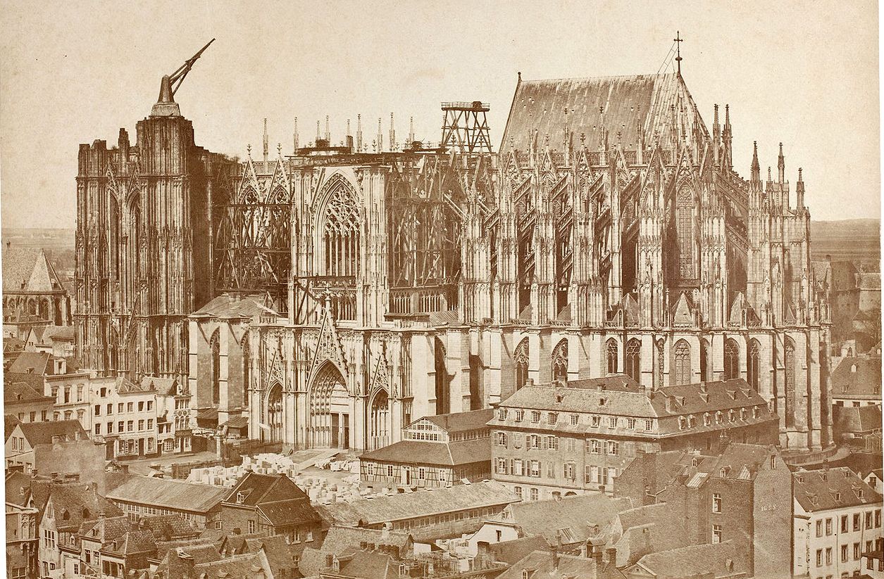 Kölnerdomen under bygging (1853?)&nbsp;<span>(+)</span>