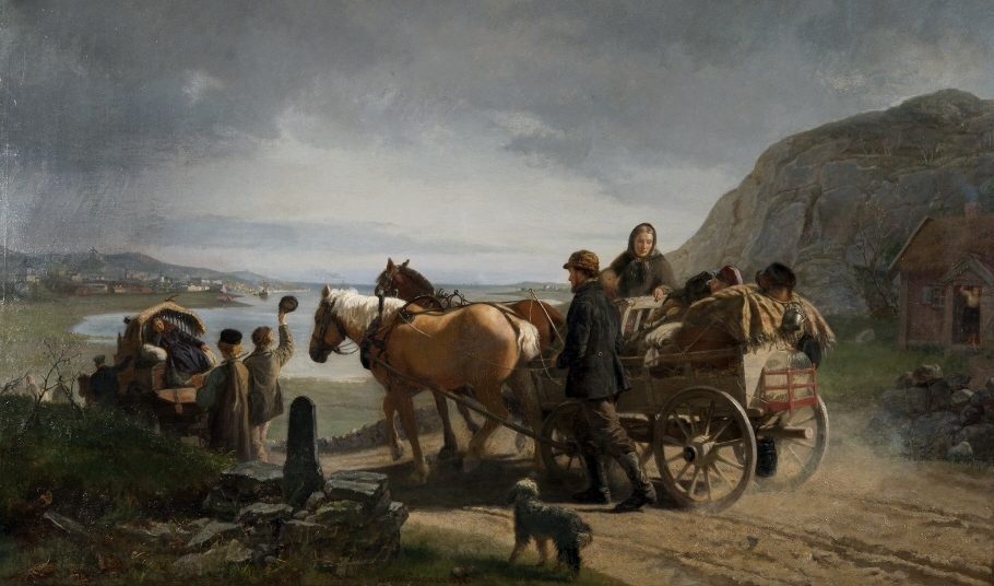 Emigranter på väg till Göteborg (1868-72)&nbsp;<span>(+)</span>