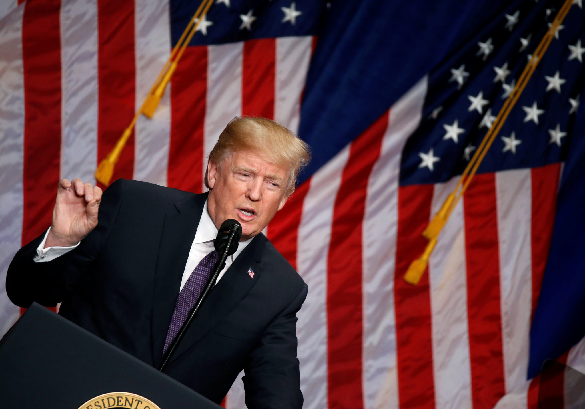 Trump: - Vi ber ikke om unnskyldning for våre verdier&nbsp;<span>(+)</span>