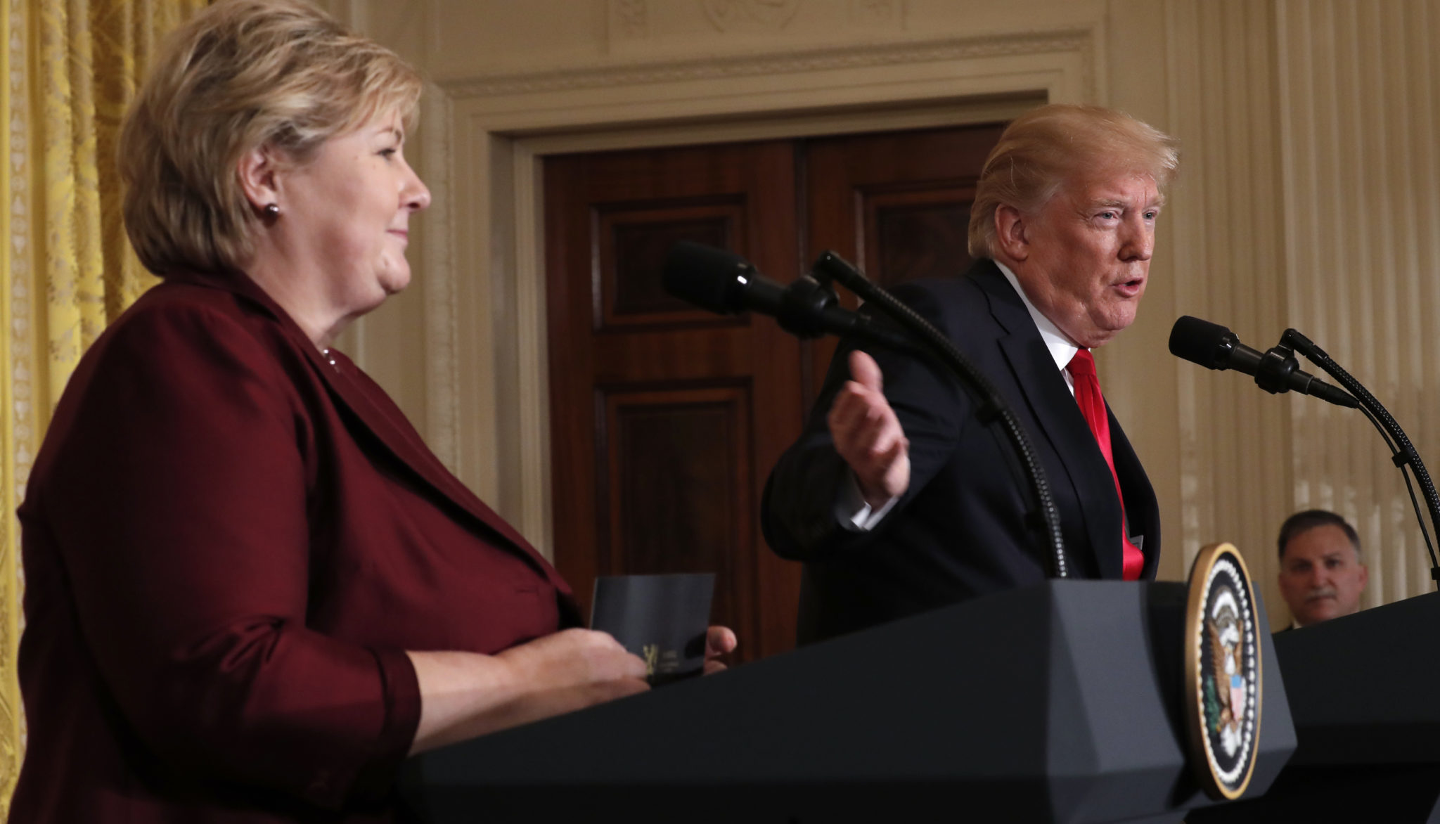 Erna må holde seg til Trump&nbsp;<span>(+)</span>