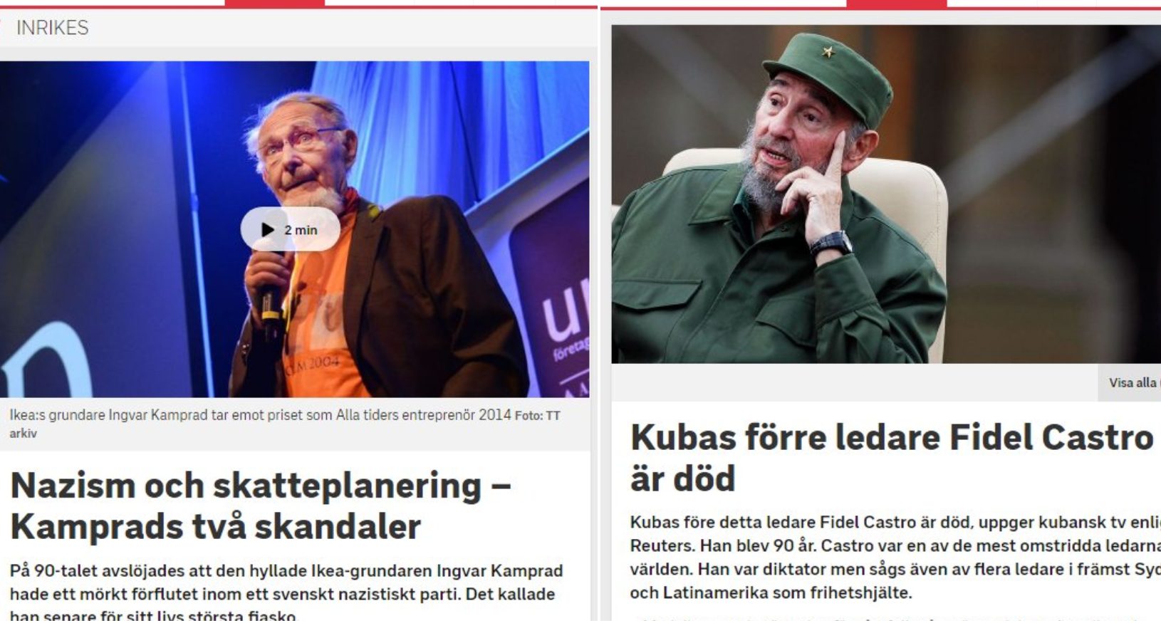 Venstresiden om Kamprad: – Nazi-kapitalist død, intet å sørge over&nbsp;<span>(+)</span>