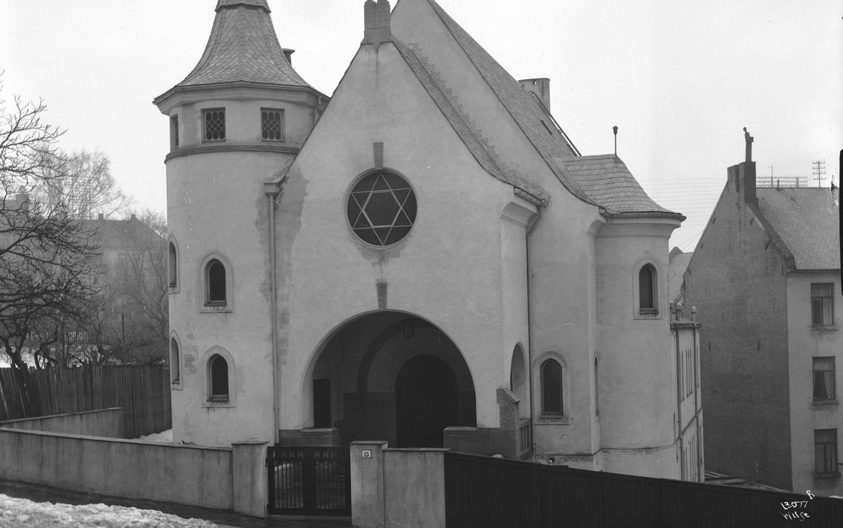 Synagogen i Bergstien 15, Oslo (grunnlagt 1917, innviet 1920)&nbsp;<span>(+)</span>